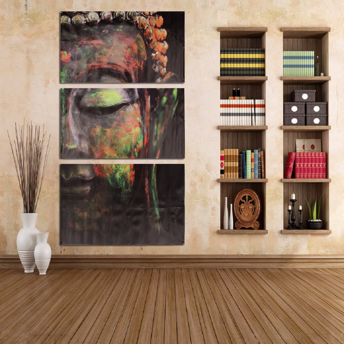 5Pcs/Set Painting PRINT Modern Abstract Art Wall Decor Canvas Seat Buddha S 