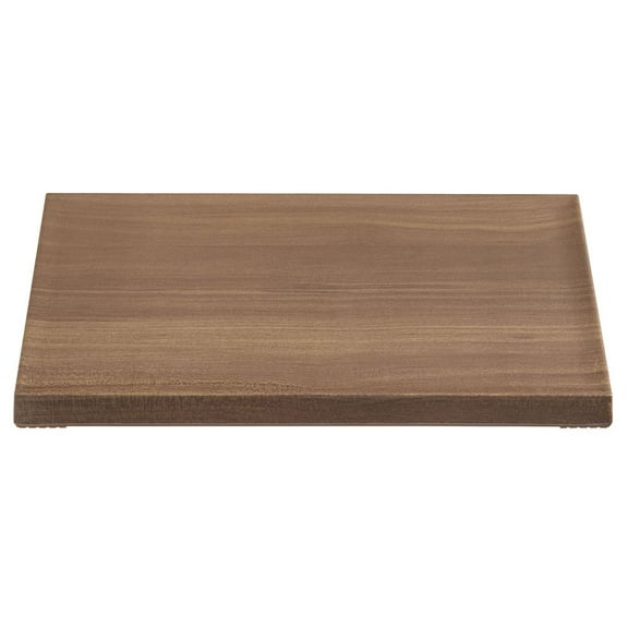 HUBERT Acacia Melamine Replacement Top for Rectangular Riser - 10 1/2"L x 6 2/5"W
