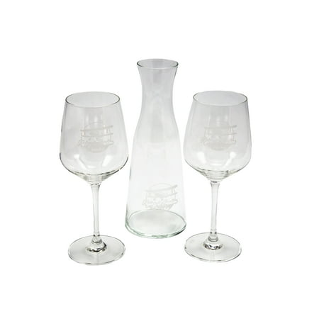 Flying is Freedom 3 Piece Wine Set