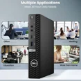 thumbnail image 4 of Restored Dell OptiPlex 7080 Micro Desktop Computer – Intel Core i5-10th Gen – 8GB DDR4 RAM – 128GB SSD – Intel UHD Graphics 630 –Business PC with Wi-Fi, Keyboard & Mouse –Windows 11 Pro (Refurbished), 4 of 5