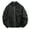 Black, variant on Men's Classic Zipper Baseball Jacket Varsity Bomber Windbreaker Long Sleeve Stand Collar Coat with Pocket