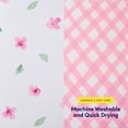 thumbnail image 4 of Crib & Toddler Extra Soft Microfiber Fitted Sheets for Standard Crib & Toddler Mattress Pad for Baby Girls and Boys, 2-Pack, 4 of 4