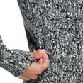 thumbnail image 5 of Spyder Ladies' Fleece Printed Half Zip Black/White Women's, XS, 5 of 5