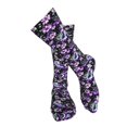 thumbnail image 4 of Honeii Pink purple rainbow flower butterfly Print Calf Socks Sports Socks Seamless Toe, Trouser Socks,Knee High Long Socks for Women and Men-One Size, 4 of 8