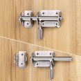 thumbnail image 5 of Juego de 4 cerraduras para puerta corredera, cerradura interior para puerta de jardín, pestillo para puerta corredera de acero inoxidable, cerradura para puerta de madera, cerradura para puerta corre, 5 of 5
