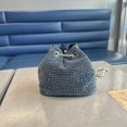 thumbnail image 2 of Nuevo bolso de cena de lujo con diamantes de imitación, bolso tipo cubo con agua con gas, bolso de hombro de mano moderno y versátil, 2 of 4