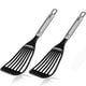 thumbnail image 1 of Utensilios de cocina antiadherentes de nailon negro con espátulas para pescado KSENDALO (paquete de 2), 1 of 7