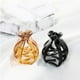 thumbnail image 3 of Sonducket Paquete de 4 pasadores Grip Clips de garra de plástico sólido Accesorios negros y marrones Pasadores de San Valentín para Accesorio para el cabello Negro, 3 of 6