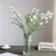 thumbnail image 4 of Nvzi 6 piezas de flores artificiales de tacto real, flores falsas para decoración del hogar, oficina, boda, arreglo de ramo de flores artificiales para decoración (azul oscuro, 23,6 pulgadas de largo), 4 of 5
