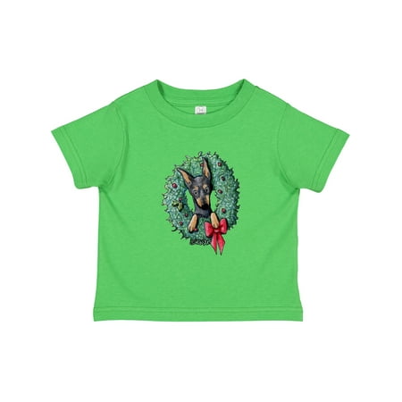 

Inktastic KiniArt Min Pin Christmas Gift Toddler Boy or Toddler Girl T-Shirt