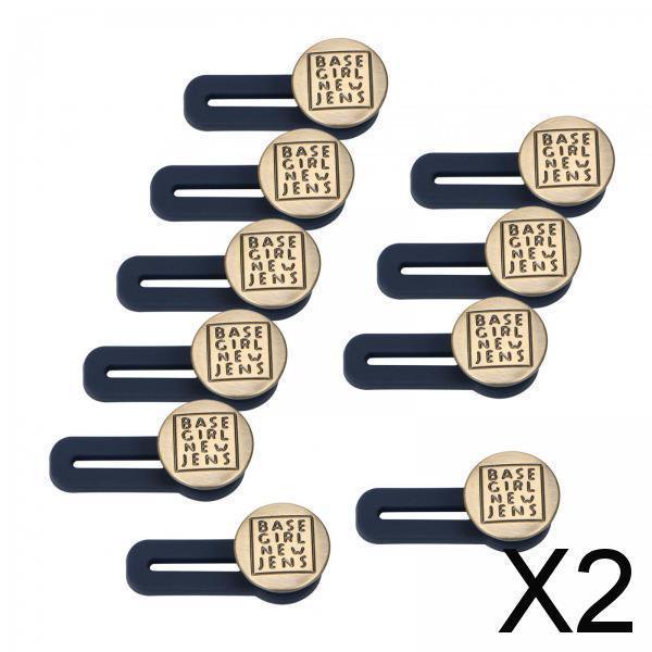 Botones Extensores perfecl 2x 10 Uds para Cintura Elástico Instantáneo