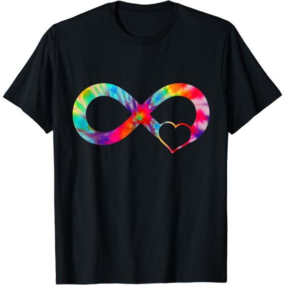 Neurodiversity Heart Infinity Sign Autism Awareness Month T-Shirt