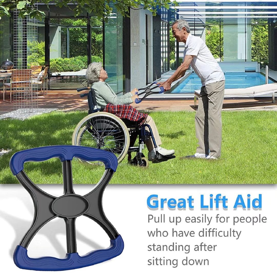 helping elderly stand up