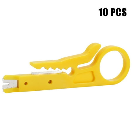 

Durable Wire Stripper Cutter Strip A Variety Of Wires Cutter Good Material Easy To Care And Use 10pcs