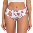 thumbnail image 1 of Fotbe Purple Mushroom Calzones Estampados para Mujer – Ropa Interior de Algodón, Cómoda, Suave y Elástica-Small, 1 of 6