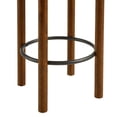 thumbnail image 5 of Fable Boucle Fabric Counter Stools - Set of 2 in Walnut Ivory, 5 of 8