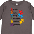 thumbnail image 4 of Inktastic Autism Acrostic Boys or Girls Long Sleeve Toddler T-Shirt, 4 of 5