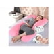 thumbnail image 2 of Almohada Xtellar rosa Para Embarazo Y Lactancia Jumbo + Regalo Microgel, 2 of 3
