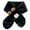 Black, variant on Lovely Kids Scarf Plush Neckerchief Cartoon Bear Neck Scarf Warm Neckwear