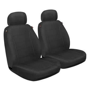 Genuine Dickies Dual-Layer Durazone Car Seat Covers, Black, 2-Piece Set