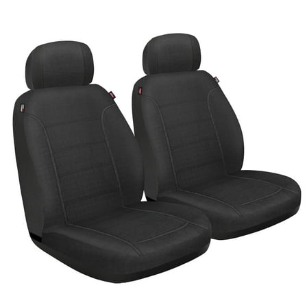 Genuine Dickies 2 Piece Durazone Car Seat Covers, Black