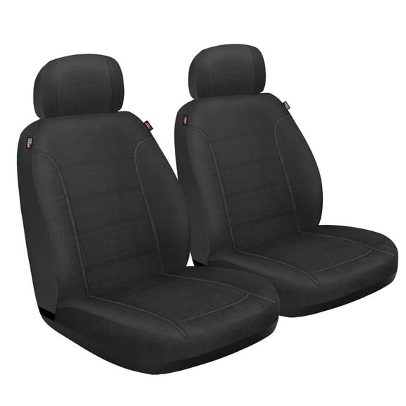 Genuine Dickies 2 Piece Durazone Car Seat Covers, Black
