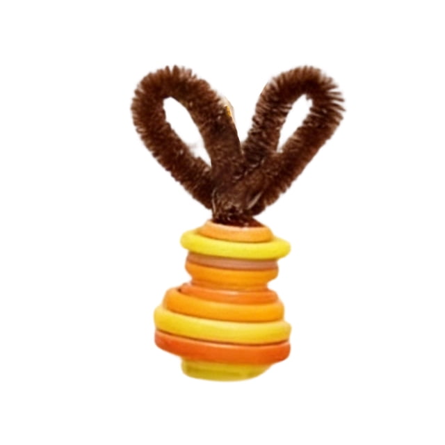 Easter Button Bunny Craft Kit for Kids, Easter Egg Hunt Decorations, DIY Bunny Making Kit with Buttons and Jumping Candy, Family Easter Craft Activity
