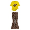thumbnail image 6 of Gaexia Kids Lounge Sets Girls,Girls Casual Fashion Outfit With Bow Short Sleeve Top and Long Pants for Play and Daily Wear Fashion Clothes,11-12 Years, 6 of 6