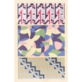 thumbnail image 3 of Mizuki Heitaro 11x14 Black Modern Framed Museum Art Print Titled - Abstract Pattern Portfolio Pl.28 (1930), 3 of 5