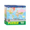 thumbnail image 1 of Carte du Monde Casse-Tête de 100 Pcs, 1 of 4