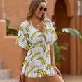 thumbnail image 3 of Cute Yellow Banana Women's Luxury Party Dress Evening Dresses Ladies Cover Ups, 3 of 6