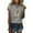 Gray, variant on Jophufed Summer Tops for Women 2025 Casual Summer Printing Short Sleeves O-Neck Loose T-Shirt Blouse Tops Labor Day Sale