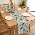thumbnail image 3 of Watercolor Dandelion Table Runner - 72 Inch Long, Kitchen Dining Table Runner Dresser Scarves, Spring Floral Botanical Vintage Beige Farmhouse Decor for Coffee Tables Wedding Party Banquet, 3 of 8