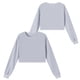 thumbnail image 5 of Cowsor Girls Crop Tops Kids Long Sleeve Pullover Sweatshirts Girls Cropped Crewneck Sweatshir, 5 of 7