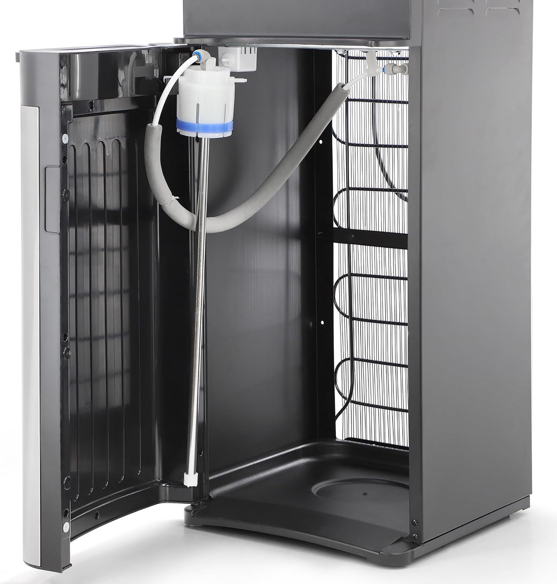 5 Gallon Bottom Load Water Dispenser with Hot, Cold & Room Temperature Settings, UV Self-Cleaning System, Child Safety Lock, Stainless Steel Water Cooler for Home and Office