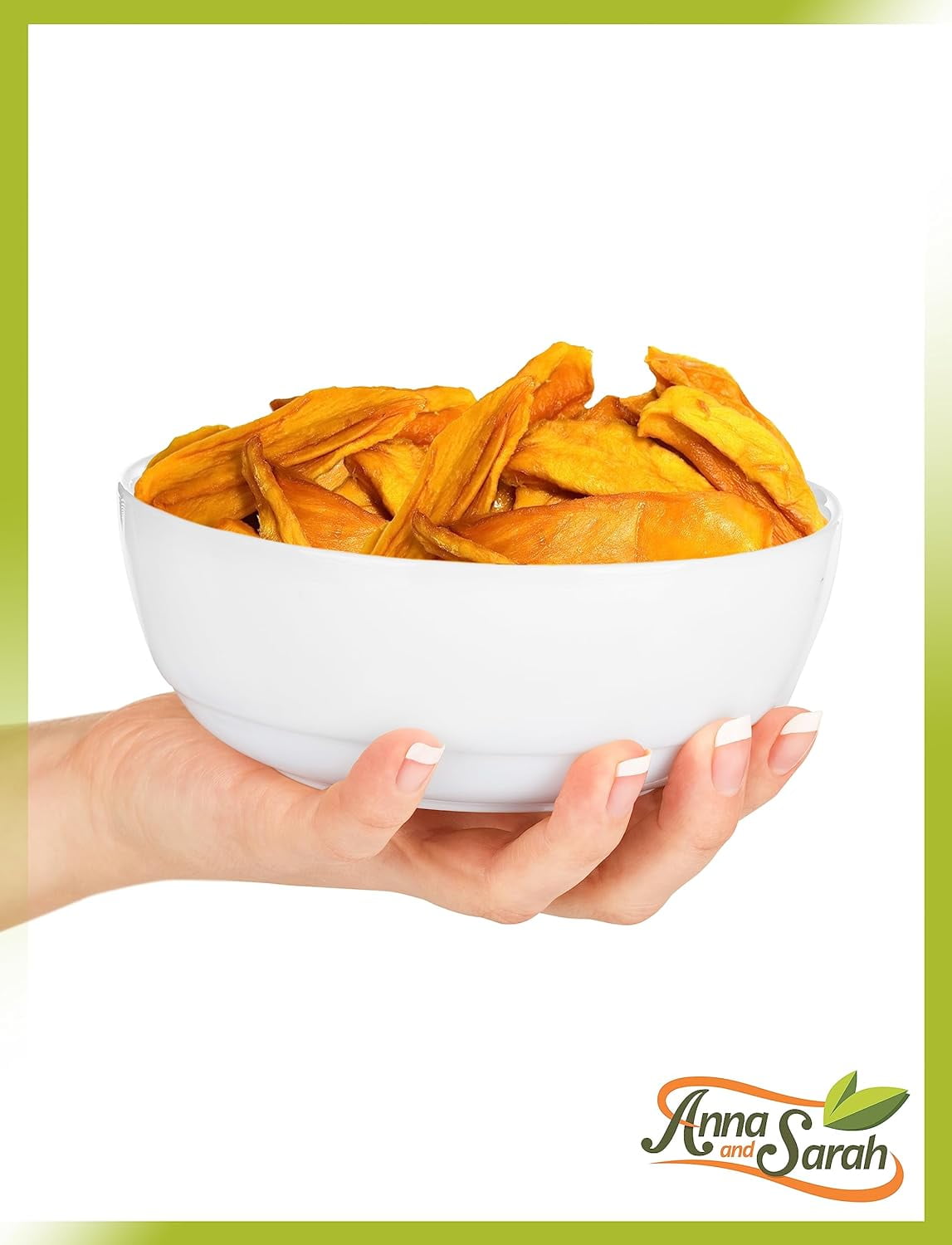 Anna and Sarah Dried Organic Mango, No Sugar Added, All-Natural, Refreshing Taste in Resealable Bag (3 Lbs)