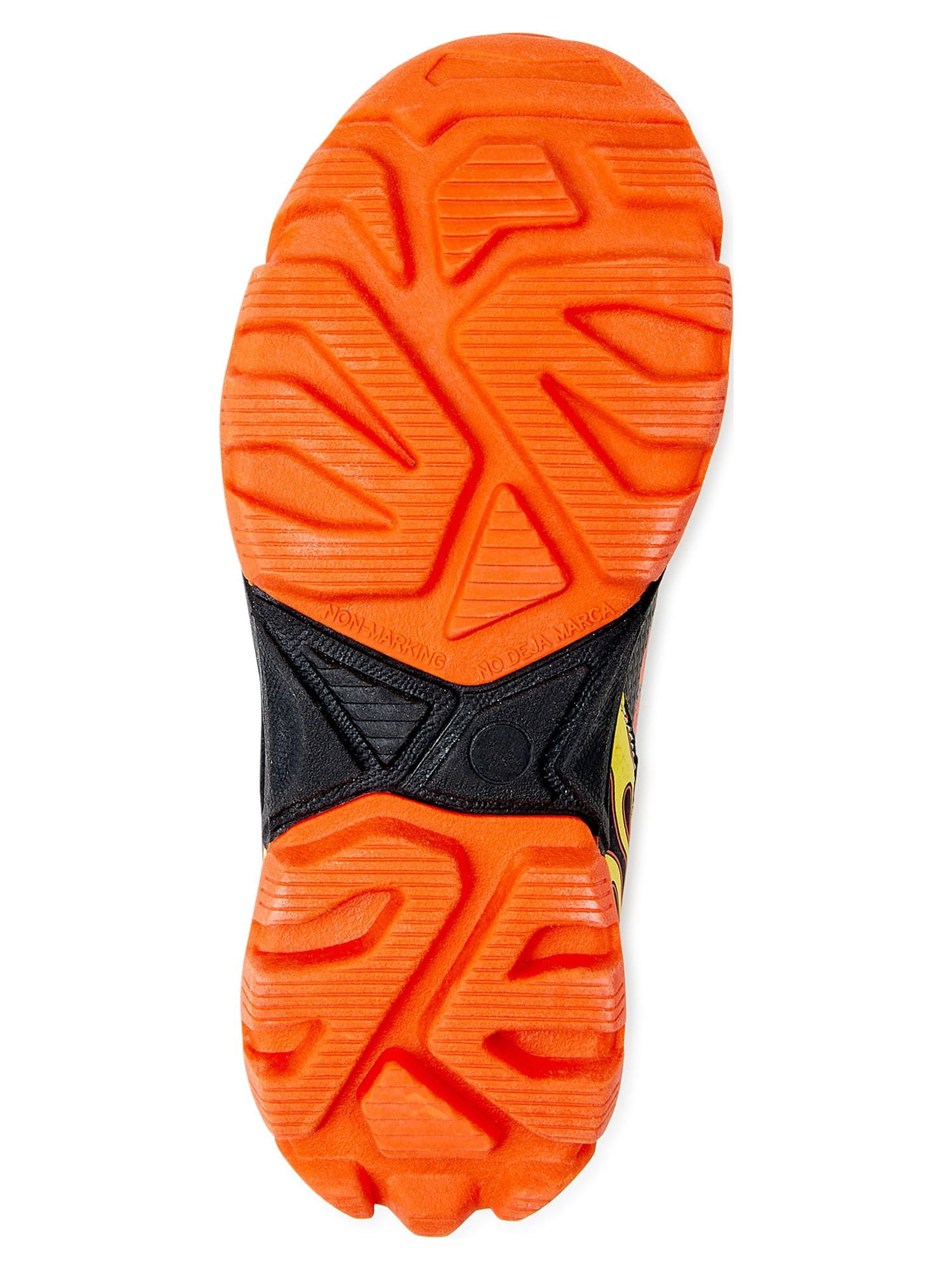 Monster Jam Little & Big Boys Athletic Shoes Lightweight Black & Orange, 10