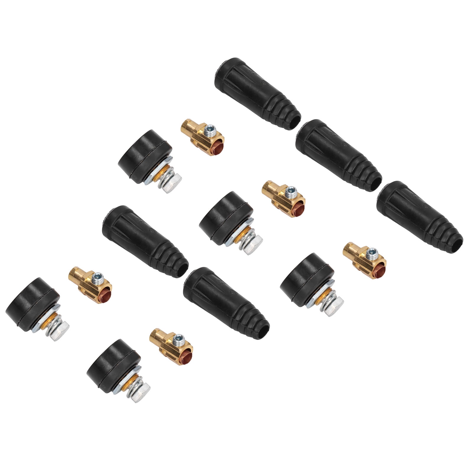 Welder Cables Plug, Quick Fitting Welding Cable Connector 5 Sets For