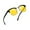 01-Black Frame/Night Vision Yellow Lens, variant on Joopin Retro Semi Rimless Sunglasses Half Frame Sun Glasses Polarized UV Protection Shades for Women Men(Mirrored Blue)