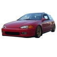 thumbnail image 3 of Ikon Motorsports Compatible with 92-95 Honda Civic EG SIR Style Front Bumper Lip Polyurethane PU, 3 of 5
