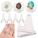 thumbnail image 2 of 8Pieces Coin Holder Mini Clear Acryl Transparent Easel Stands Coin Display Easel Post Card Display Storage Rack 36mm, 2 of 4