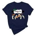 thumbnail image 3 of iTNHFP Hauts T-Shirt Oktoberfest pour Femmes Mode Imprimé Col Rond Manches Courtes Décontracté, 3 of 3