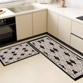 thumbnail image 5 of Farmhouse Kitchen Rugs Set 3 Piece, Boho Kitchen Mats for Floor, Non-Slip Kitchen Rug Waterproof Mats for Kitchen, Runner Rugs for Hallway Laundry Holiday Sink Decor, 5 of 12