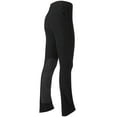 thumbnail image 2 of KERRITS Adult Female Microcord Extended Knee Patch Bootcut Tall Riding Pants, Color: Black, Size: L (50413BLKL), 2 of 7