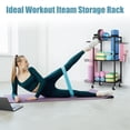 thumbnail image 2 of Estante organizador metálico Shelf LIANTRAL para esterillas de yoga, 2 of 6