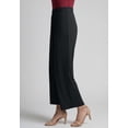 thumbnail image 3 of Jessica London Women's Plus Size Petite Everyday Stretch Knit Wide Leg Pant, 3 of 6