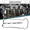 thumbnail image 2 of Unique Bargains Valve Cover Gasket No.1118978K00 for Suzuki Grand Vitara JB424 JTDA4V 2.4L 4 cyl, MP, J24B, 16V, VVT, 2 of 7