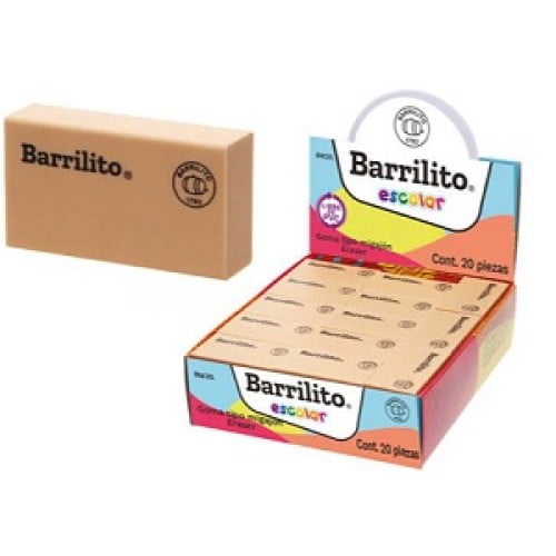 Caja con 20 Gomas Tipo Migajon Barrilito BM20