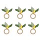 thumbnail image 1 of 6Pcs Simulation Lemon Plant Napkin Ring Fruit Meal Buckle Hotel Model Room Napkin Ring Napkin Buckle Party Supplies, 1 of 5