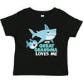 thumbnail image 3 of Inktastic My Great Grandma Loves Me with Cute Sharks Boys or Girls Baby T-Shirt, 3 of 5